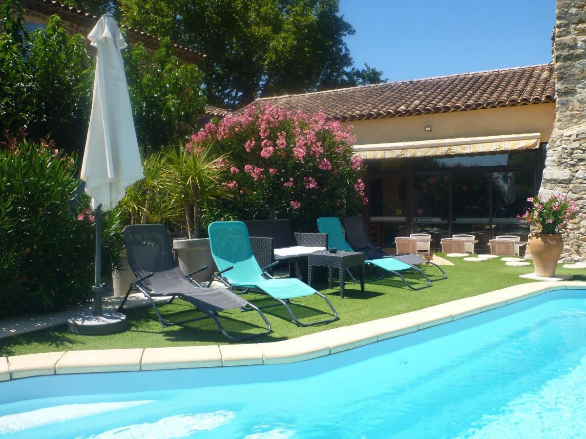 Logis Hotel La Bastide Saint Bach Suze-la-Rousse Exterior photo