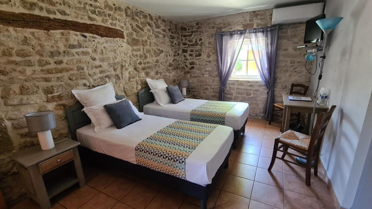 Logis Hotel La Bastide Saint Bach Suze-la-Rousse Exterior photo